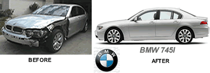 BEFORE & AFTER BMW 745-E65